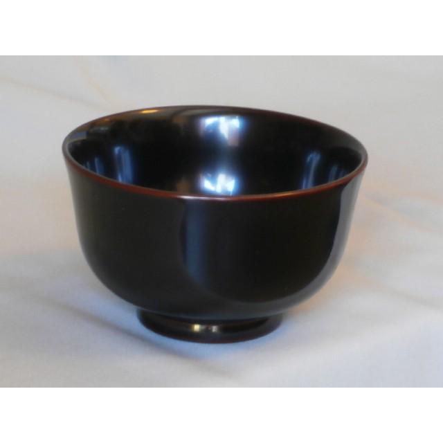 木製 越前漆器 夫婦椀 汁椀 羽反 総溜 総朱 艶消し 漆塗り お椀 うるし