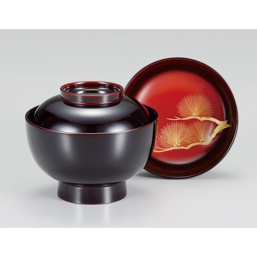 雑煮椀 和食器 蓋付き 椀 煮物椀 木合 溜塗り 漆塗り 越前漆器 お好み  