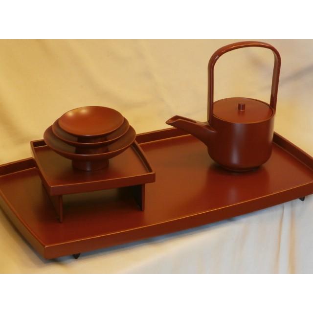 屠蘇器 お屠蘇セット おとそセット 山中漆器 山中塗り 酒器 和食器 朱