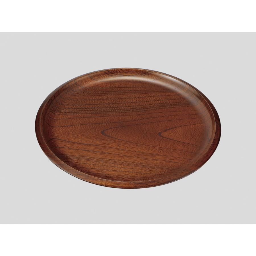 山中漆器　丸盆　乱筋　溜 山中漆器 丸盆 乱筋 溜 【公式通販】