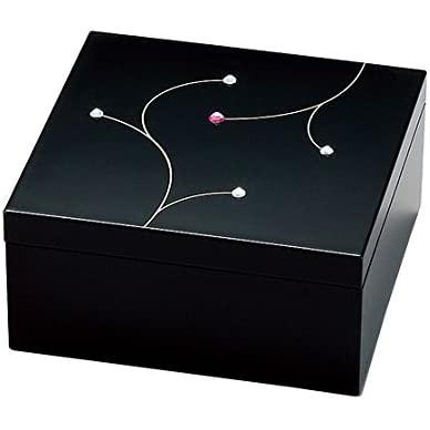 角小筥 アクセサリーbox ジュエリーボックス 宝石箱 母の日ギフト 越前塗り 越前漆器 スワロフスキー 姫小箱 黒塗り 木合 3701 1 ぬりもの屋 井出漆器 通販 Yahoo ショッピング