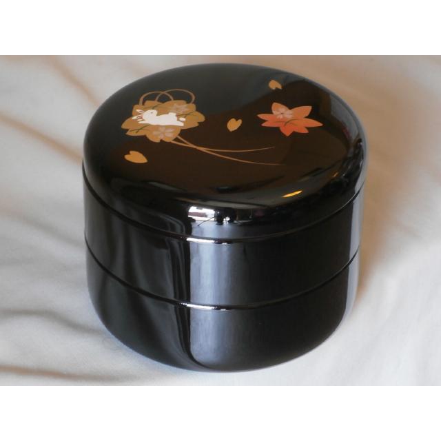 会津塗 漆器 重箱 二段　フクロウ 会津塗 漆器 重箱 二段 フクロウ - メルカリ