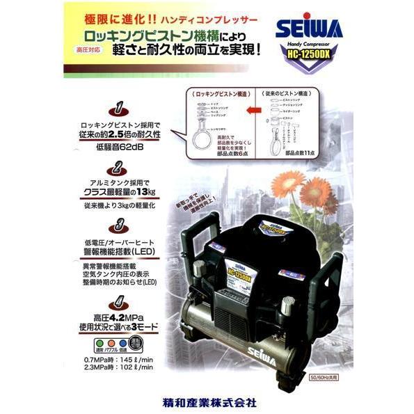□塗師□セイワ 精和産業 ハンディーコンプレッサー HC-1250DX □塗師□セイワ 精和産業 ハンディーコンプレッサー HC-1250DX