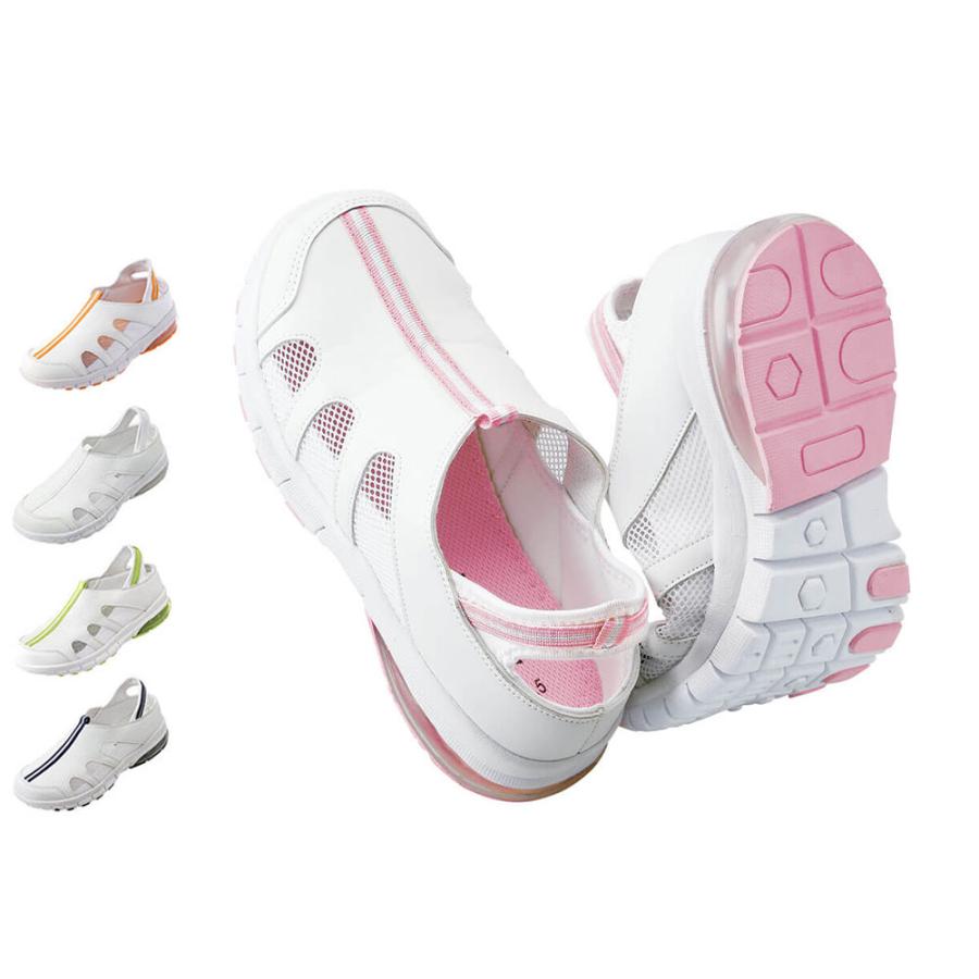 ナースリー（NURSERY） 看護師 ナースシューズ 医療用 3E 靴 白 2Way