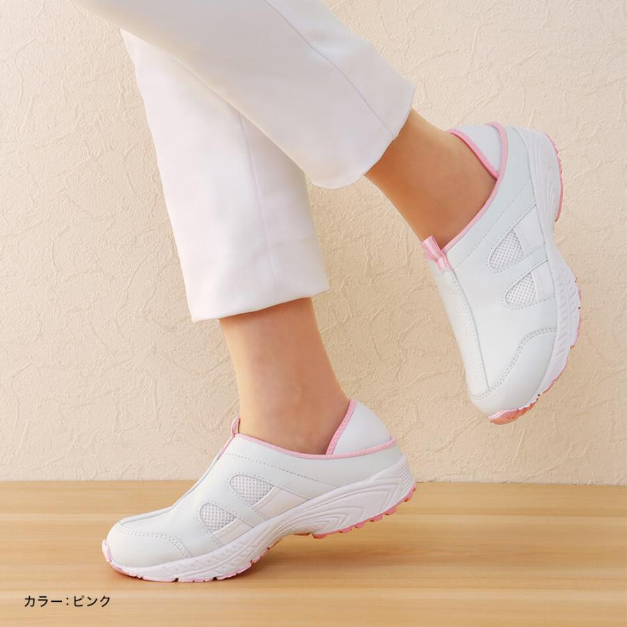 爆買 [送料無料] 幅広4E 男女兼用 ナースシューズ 靴 軽量 看護師 病院 介護 2Way ナースステージ 定番2Wayデイリーシューズ(21.5cm〜29cm) | ナースリー | 26