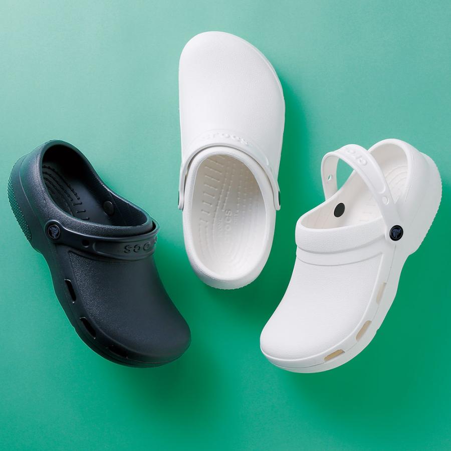 crocs（クロックス） [爆買]ナースシューズ 看護 介護 ケア 白 黒