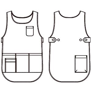 ナースリー（NURSERY） ナース エプロン 介護 病院 保育士 看護師 歯科