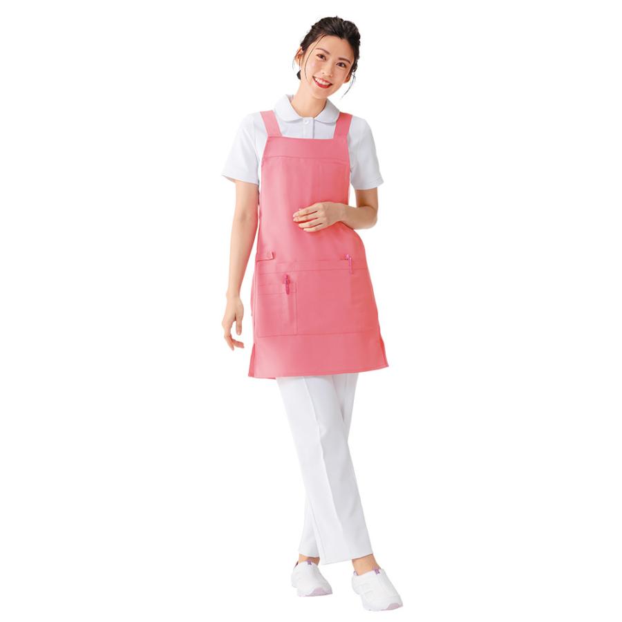 ナース エプロン 介護 病院 保育士 看護師 歯科衛生士 Newセミミドル丈エプロン さらりタッチ ポケット M Lサイズ 看護師通販ナースリーpaypayモール 通販 Paypayモール