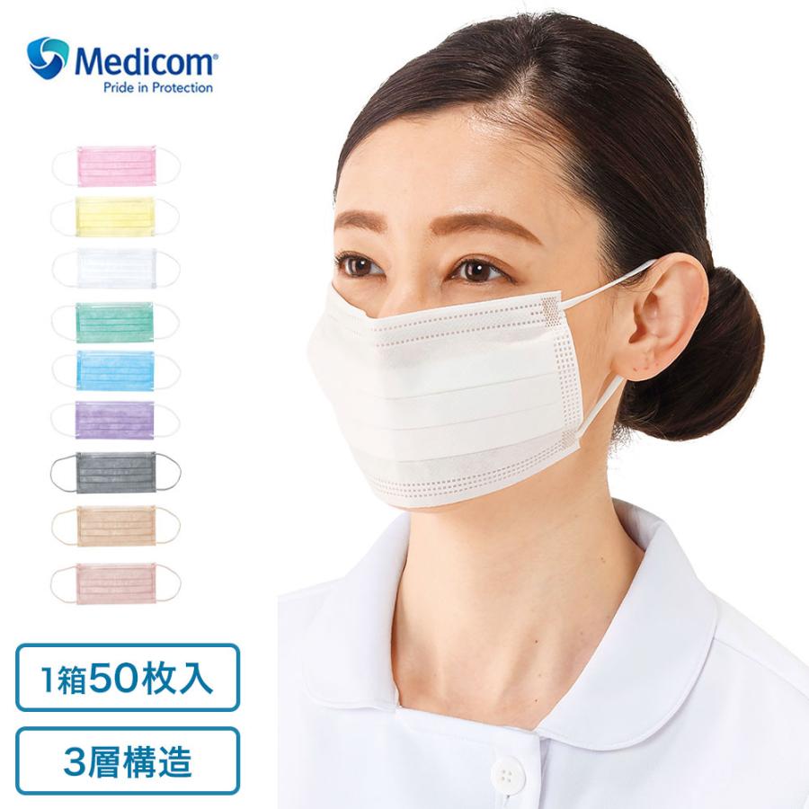 医療用 マスク セーフマスクプレミア(1箱50枚入) 感染対策 衛生 サージカルマスク 業務用　使い捨て