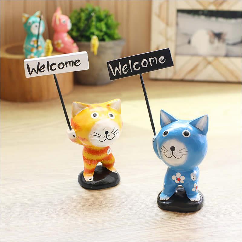 猫雑貨 かわいい ウェルカムボード ネコS ネコ ねこ バリ猫 ウエルカム
