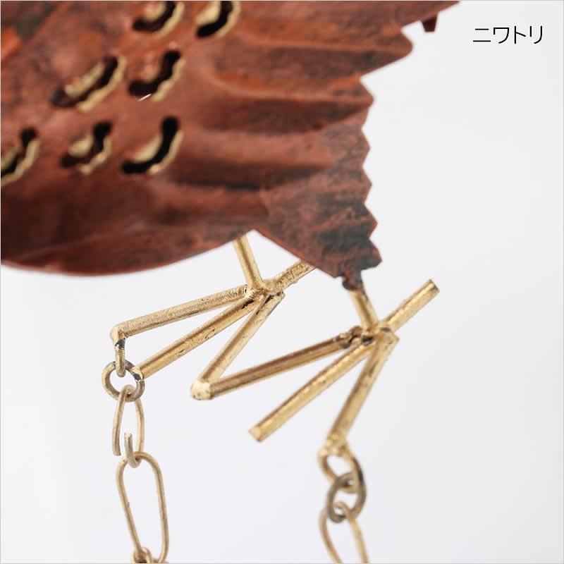 ブリキベル バード ドアチャイム 風鈴 アジアン雑貨 トリ 鳥