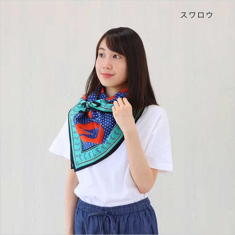 スクエアクロス アフリカンプリント 正方形 100cm インド綿