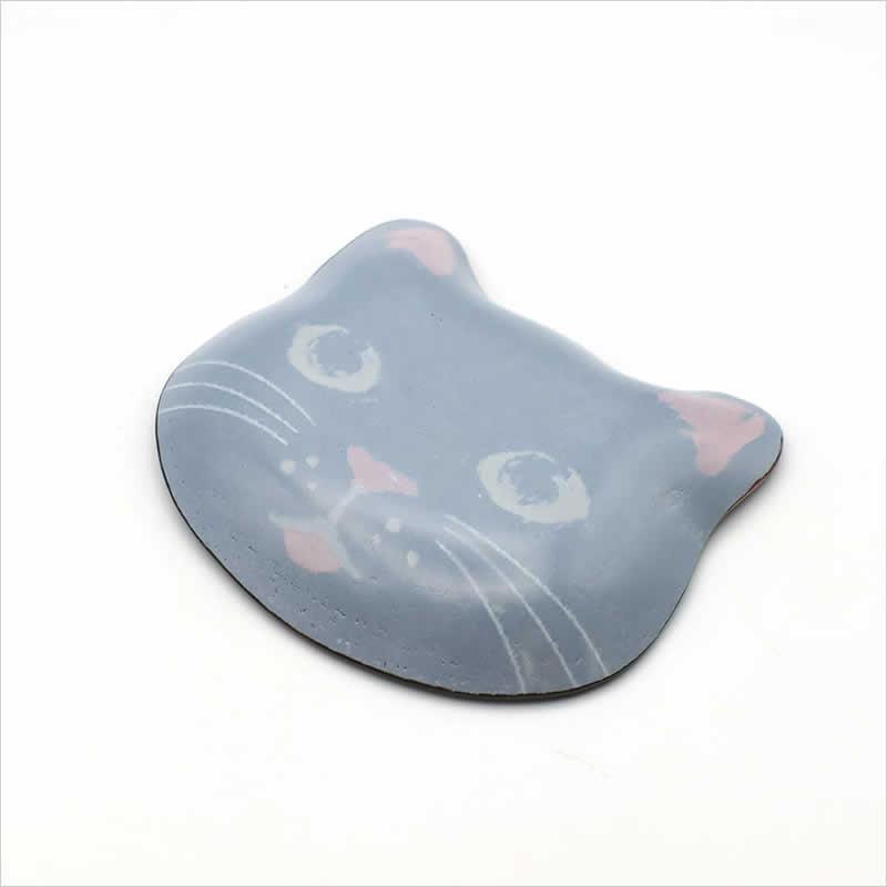 ガラスミニプレート キャット 2枚セット 食器 皿 小皿 プレート 小物