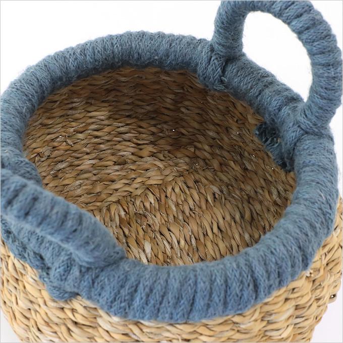 バスケット ボール 水草 麻 かご カゴ 小物入れ 収納 エコ ナチュラル