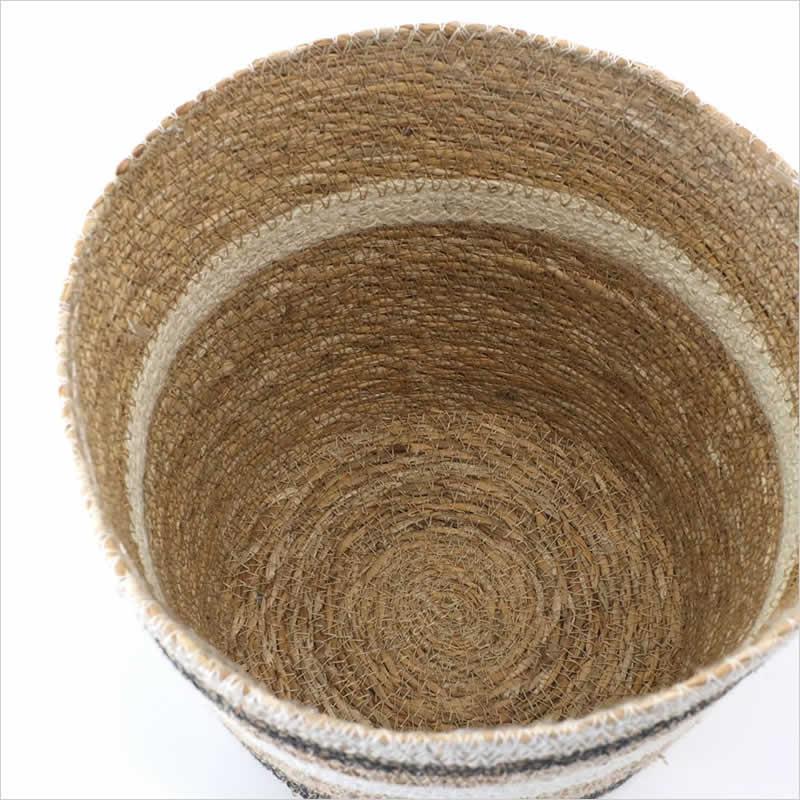 バスケット コニカル 3SET かご シーグラス ジュート 自然素材 3個