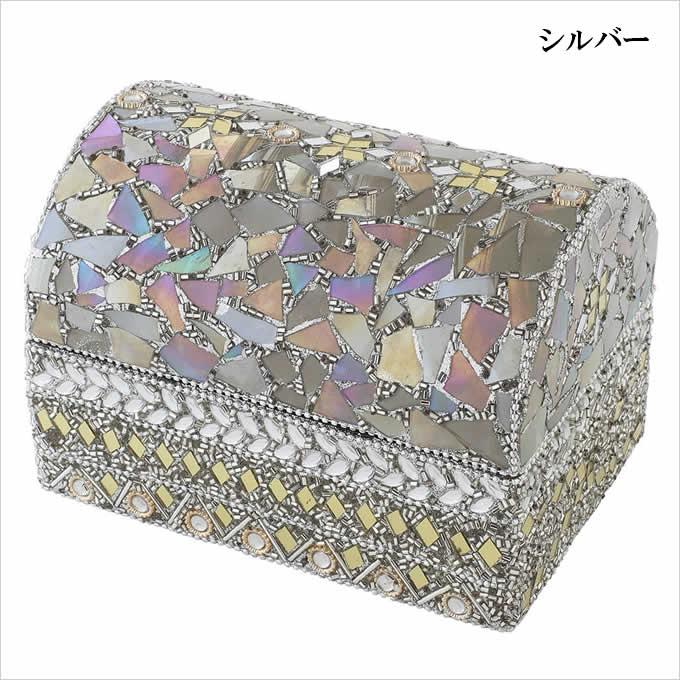 ビーズウッド宝箱L キラキラ 小物入れ ボックス 収納 ビーズウッド宝箱L キラキラ 小物入れ ボックス 収納