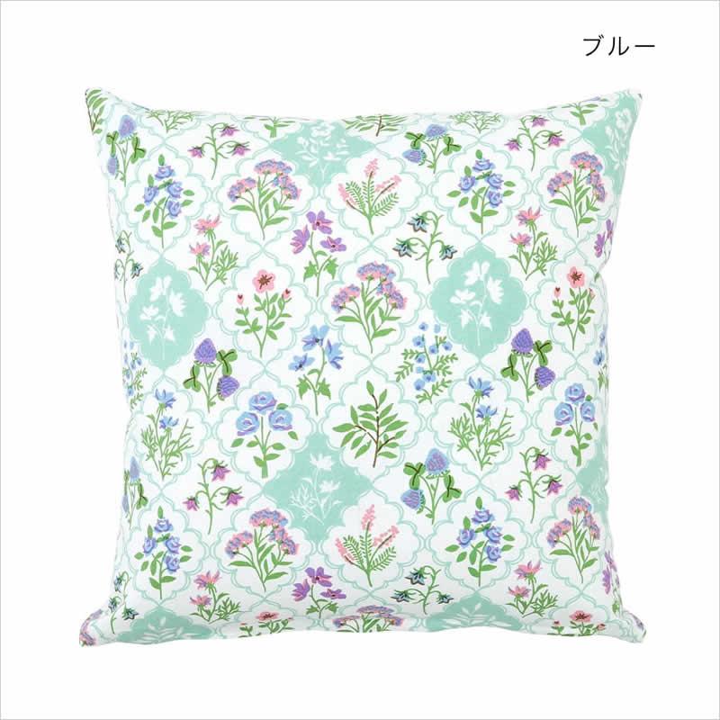 クッションカバー レースフラワー 45×45cm 北欧 フラワー 花柄 小花