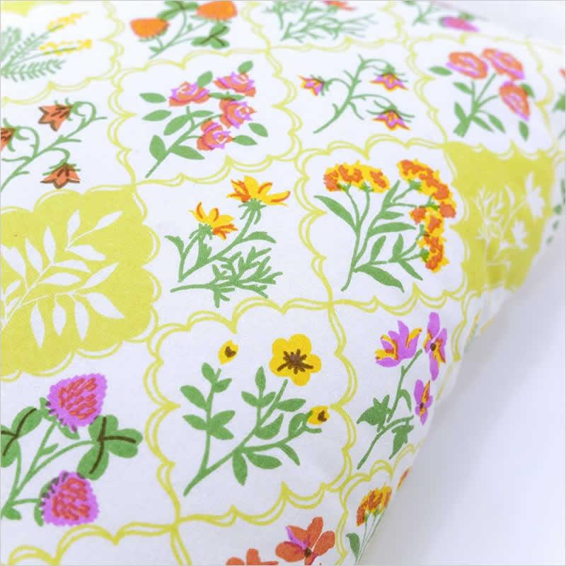 クッションカバー レースフラワー 45×45cm 北欧 フラワー 花柄 小花