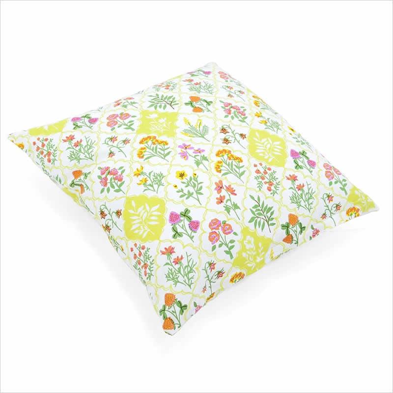 クッションカバー レースフラワー 45×45cm 北欧 フラワー 花柄 小花
