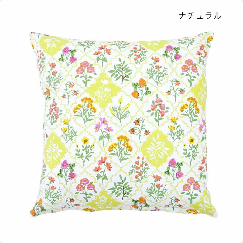 クッションカバー レースフラワー 45×45cm 北欧 フラワー 花柄 小花