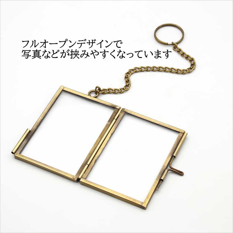 モロッカンガラスハンギングフレーム レクタングル アジアン雑貨
