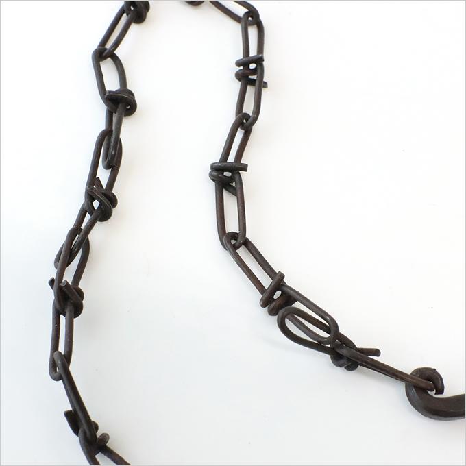 ブロカント アイアン チェーンフック L フック 鎖 くさり 鉄 大きい