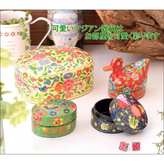 小物入れ アジアン雑貨 蓋付き ボックス ペーパーマッシュBOX S 小物入れ アジアン雑貨 蓋付き ボックス ペーパーマッシュBOX S