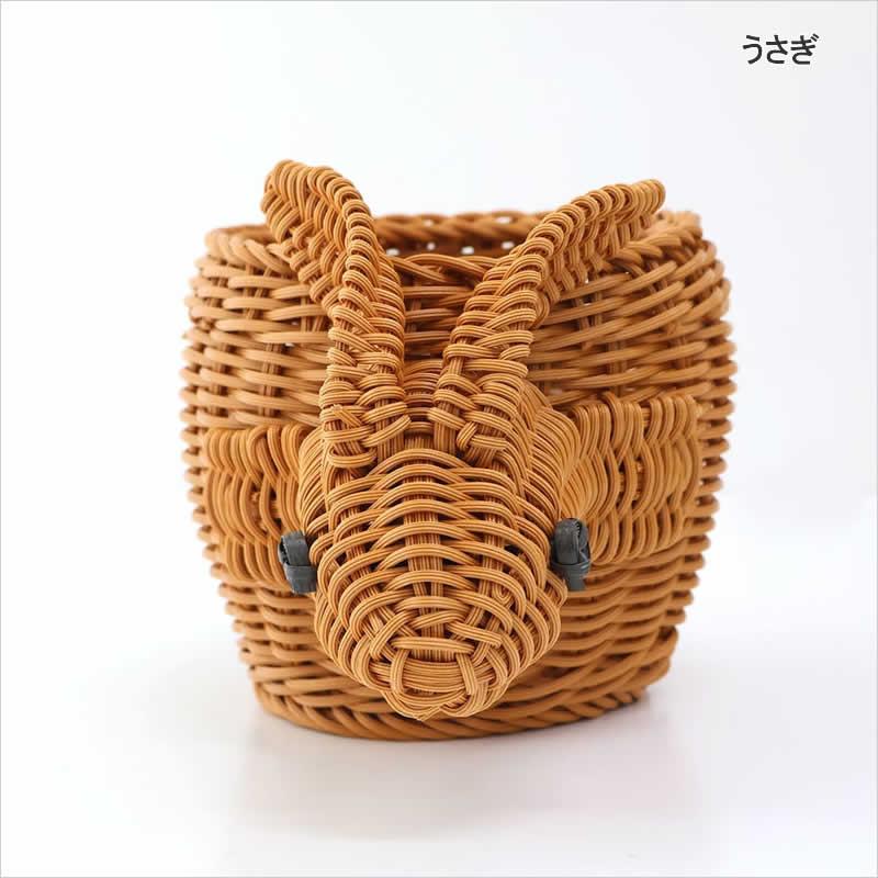 PPバスケット アニマル ダック うさぎ ゾウ ニワトリ かご トレイ 小物
