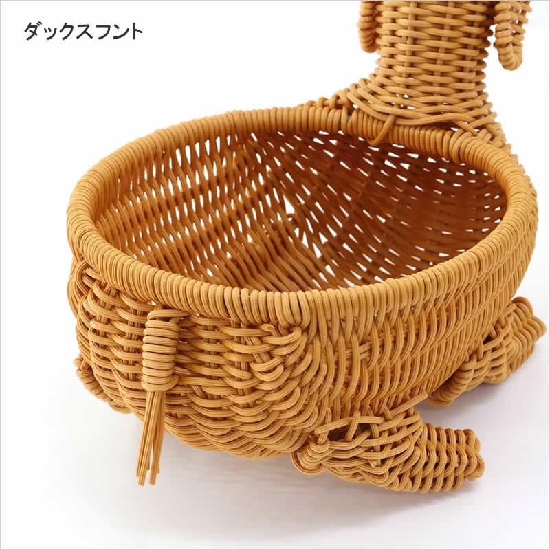 PPバスケット アニマル バスケット かご トレイ 小物入れ 洗える 動物