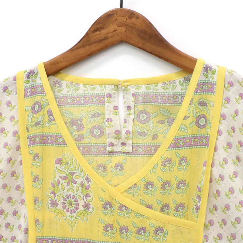 ワンピース エレガントフラワー 春夏 おしゃれ アジアン