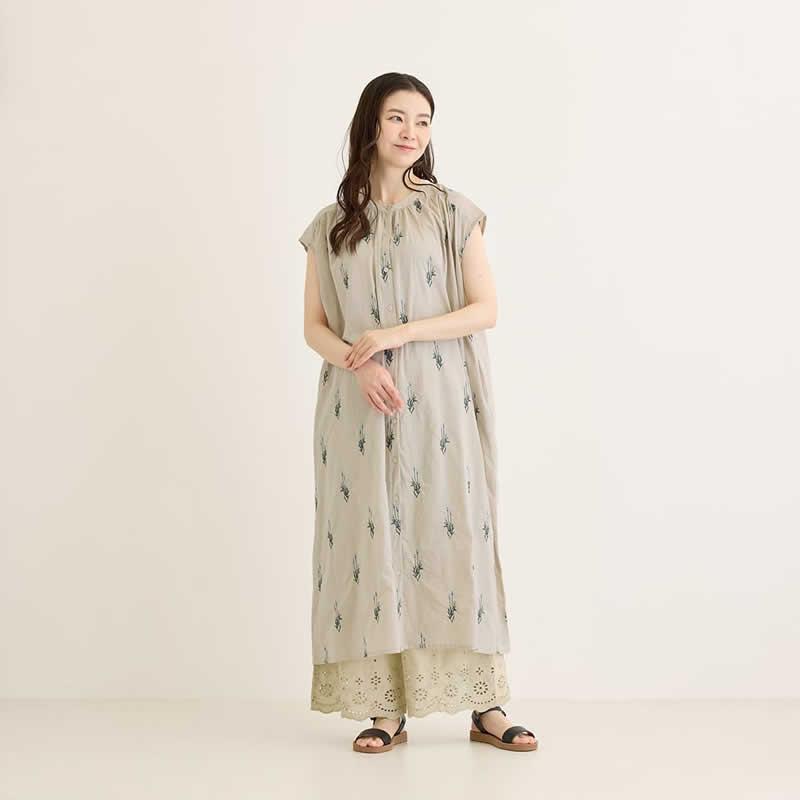 PORINA ポリーナ ワンピース ラベンダー レディース ロングチュニック