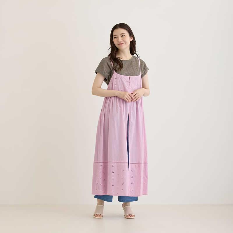 PORINA キャミワンピース シフリー レディース ロングチュニック