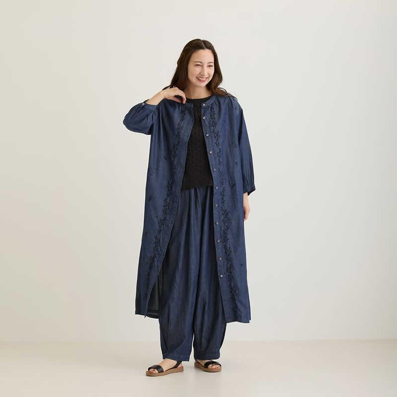PORINA ワンピース ケディ レディース ロングチュニック インド デニム
