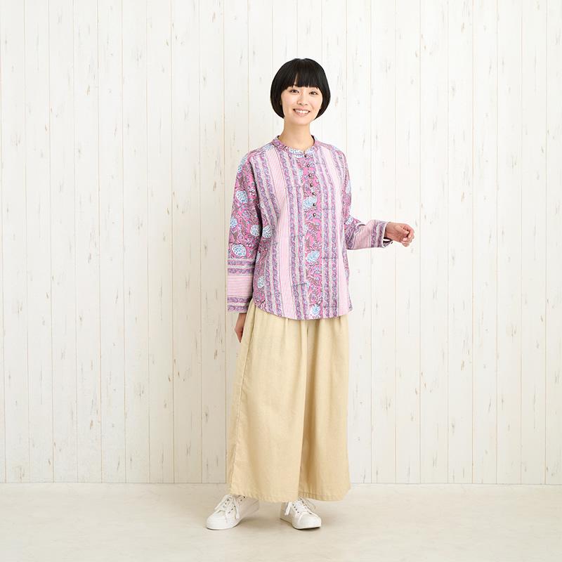 レリアン ブラウス シャツ トップス 長袖 花柄 シルク 日本製 レディース 9サイズ ダークブラウン Leilian ブラウス | Leilian (Women)/レリアン | 三越伊勢丹オンラインストア