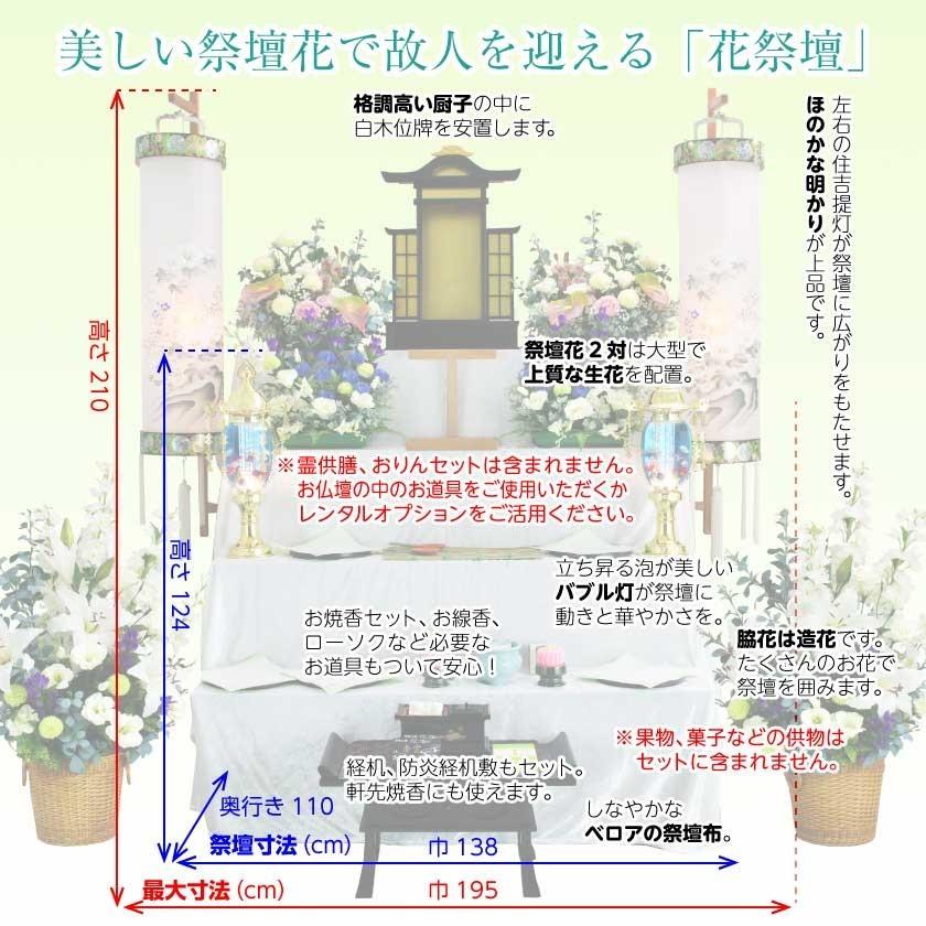 遠州 初盆飾り お盆飾りセット レンタル 花祭壇 優花 En お仏壇のぬしや 通販 Yahoo ショッピング