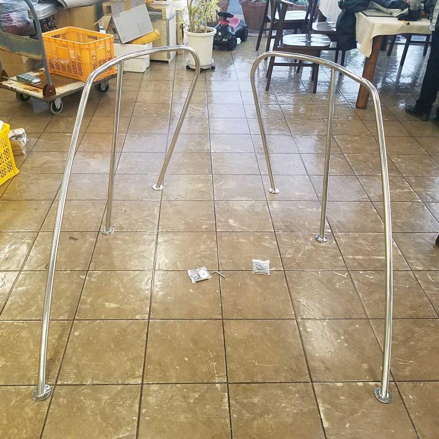 ステンレスパルピット 左右セット フロント用 手摺 SUS316 工具 ステンレスパルピット 左右セット フロント用 手摺 SUS316 工具