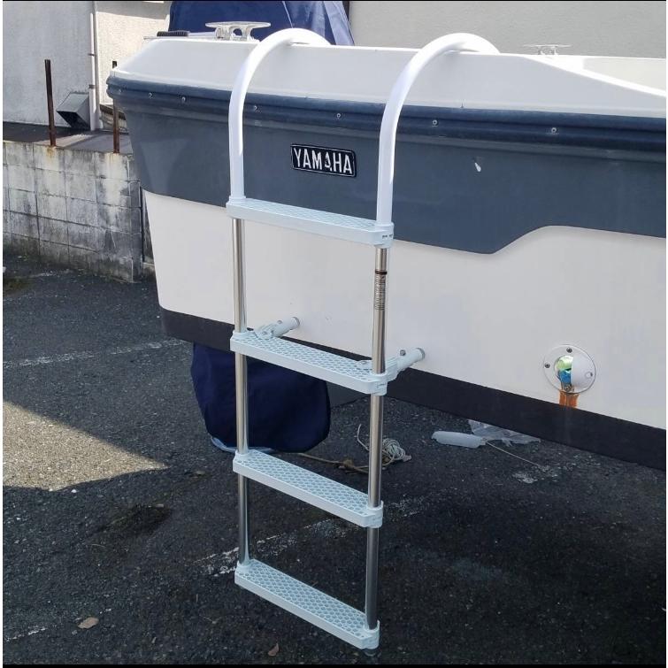 アルミラダー ステップ4段 デッキステップ オートエースマリン