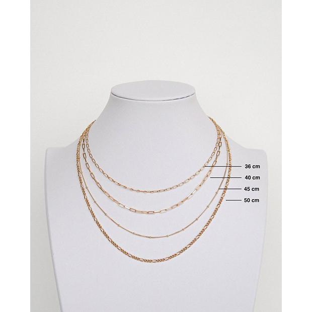 ネックレス ハンドメイド ゴールドアクセサリー シンプル Made in Bali Stud chain necklace gold55cm｜nuts-and-coffee｜09