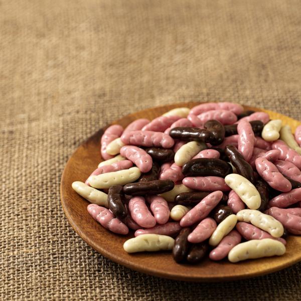 送料無料】ドーンと！1kgお徳用☆3色柿の種チョコ（チョコ