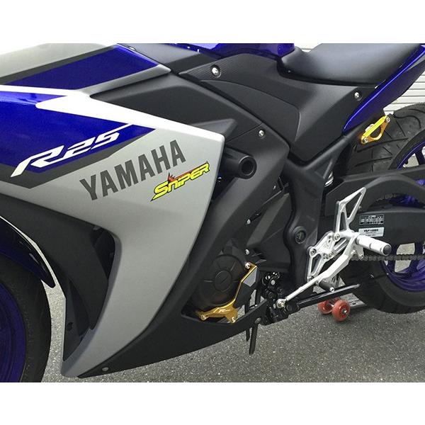 YZF-R25 YZF-R3 (14-18) MT-25 MT-03 エンジンスライダー 黒 YZF-R25 YZF-R3 (14-18) MT-25 MT-03 エンジンスライダー 黒