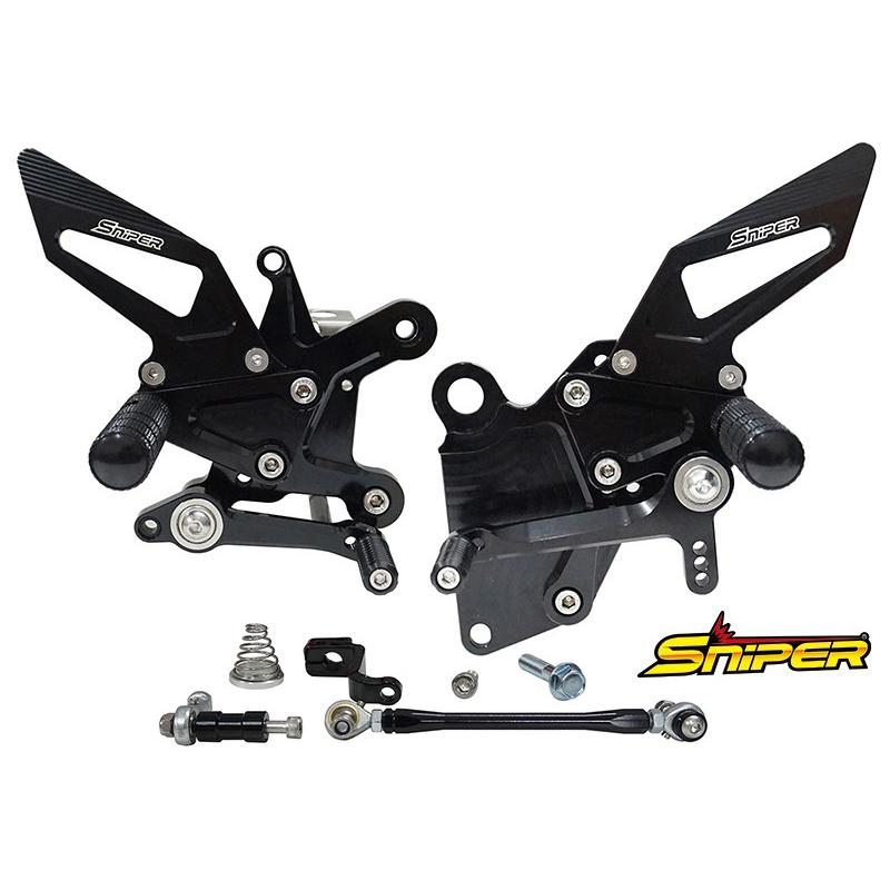 NINJA250 NINJA400 Z250 Z400 ABS対応 バックステップ 黒 SNIPER スナイパー SP0089BK｜nuts-berry｜02