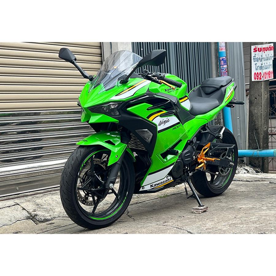 カワサキ Ninja250R 保証付 ブルー 武川バックステップ ETC デイトナバーエンド ニンジャ Kawasaki SNIPER（スナイパー） ストリート用バックステップ カラー：ブルー