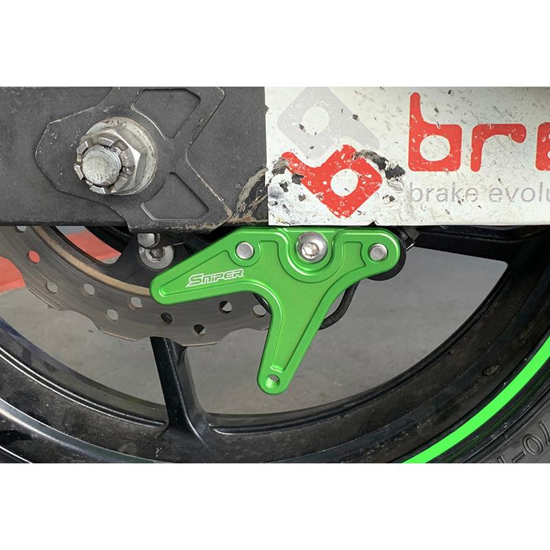 カワサキ GSX-R125 NINJA250/400 Z250/400 レーシングスタンドフック緑