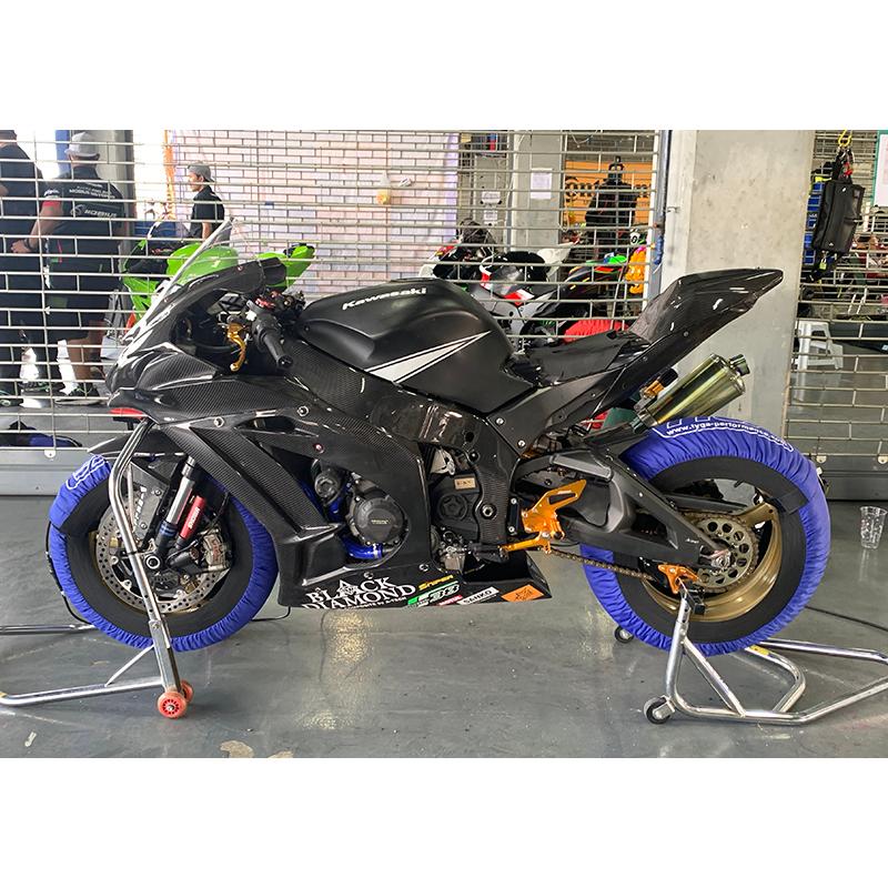 ZX-10R Z900RS Z900 ZX-6R/ZX636 レーシングスタンドフック緑 スプロケットガード付 タイプB 汎用 穴径8mm SNIPER スナイパー SP0092GR｜nuts-berry｜13