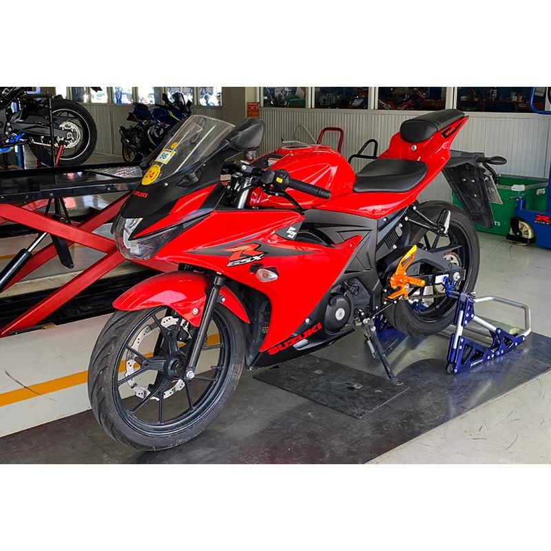 GSX GSX-R125 GSX-S125 バックステップ赤 ABS対応4ポジション＋
