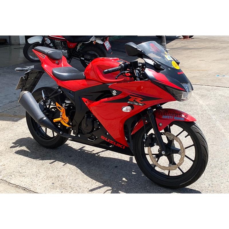 GSX GSX-R125 GSX-S125 バックステップ赤 ABS対応4ポジション＋
