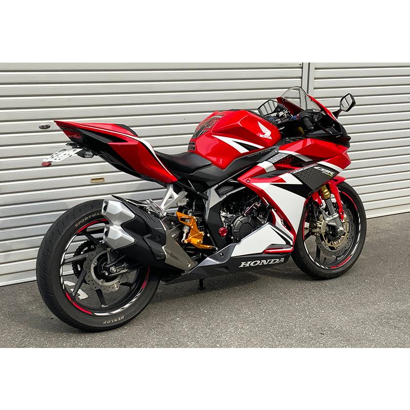 マ*タ様 cbr250rr バックステップ　mc51 ホンダ（HONDA） CBR250RR MC51 バックステップ赤 クイックシフター