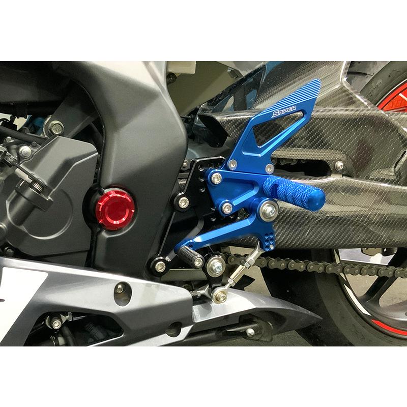 ホンダ（HONDA） CBR250RR MC51 ストリート用 バックステップ青 SNIPER
