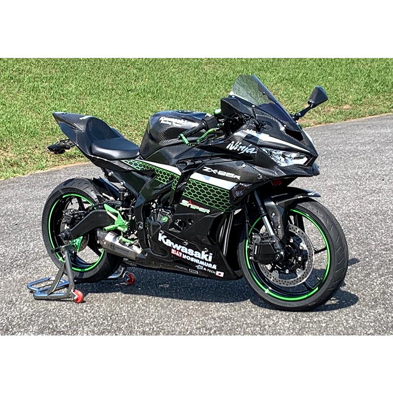 Ninja NINJA ZX-25R ZX-4R SE ストリート用 バックステップ 黒 Ninja NINJA ZX-25R ZX-4R SE ストリート用 バックステップ 黒