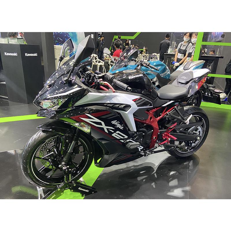 Ninja NINJA ZX-25R ZX-4R SE ストリート用 バックステップ 青